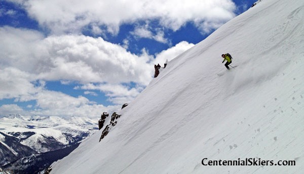 Cathedral Peak, Pearl Couloir, Centennial Skiers
