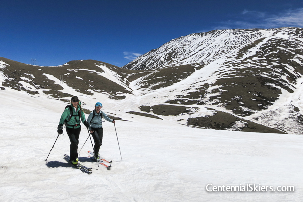 Mount Silverheels, centennial skiers